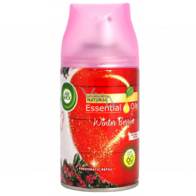 Air Wick Freshmatic Essential Oils Winter Berries - Zimní bobule automatický osvěžovač náhradní náplň 250 ml