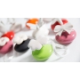 Millefiori Milano Air Design Difuzér květina nádobka pro vzlínání vůně pomocí porézní vrchní části mini oranžová 2 kusy, 80 ml, 7 x 6 cm