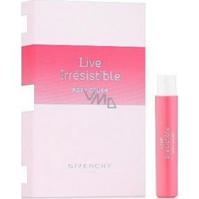 Givenchy Live Irrésistible Rosy Crush parfémovaná voda pro ženy 1 ml s rozprašovačem, vialka