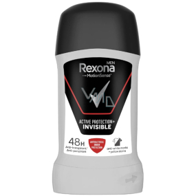 Rexona Men Active Protection + Invisible tuhý antiperspirant deodorant stick s 48hodinovým účinkem pro muže 50 ml