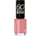 Rimmel London 60 Seconds Super Shine Nail Polish lak na nehty 235 Preppy Pink 8 ml