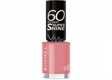 Rimmel London 60 Seconds Super Shine Nail Polish lak na nehty 235 Preppy Pink 8 ml