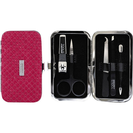 Gabriella Salvete Tools Manicure Kit Magenta manikúra 5 dílná sada růžová