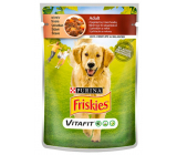 Purina Friskies Vitafit jehněčí s mrkví ve šťávě kompletní krmivo pro psy kapsička 100 g