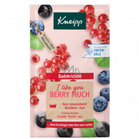 Kneipp I like you Berry Much sůl do koupele 60 g