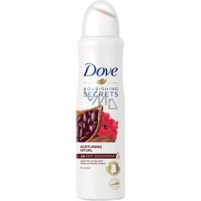 Dove Nourishing Secrets Nurturing Raw Cacao & Hibiscus Flower antiperspirant deodorant sprej pro ženy 150 ml