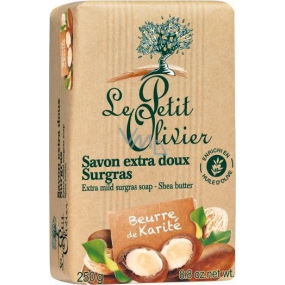 Le Petit Olivier Bambucké máslo extra jemné toaletní mýdlo s přírodními extrakty 250 g