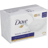 Dove tuhé mýdlo Original Beauty Cream Bar, 4× 90 g