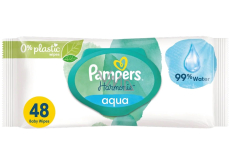 Pampers Pure Harmonie Aqua vlhčené ubrousky pro děti 48 kusů