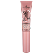 Essence Baby Got Glow tekutý rozjasňovač 20 Rose and Shine 10 ml