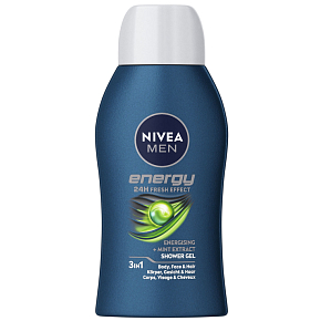 Sprchový gel pro muže 3v1 Fresh Energy mini, 50 ml Sprchový gel pro muže 3v1 Fresh Energy mini, 50 ml