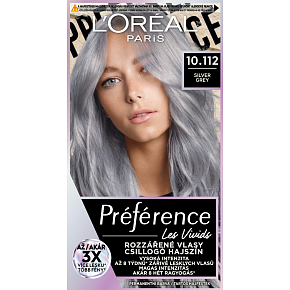 L'oreal Paris Préférence Vivid Colors barva na vlasy, Silver Grey 10.112