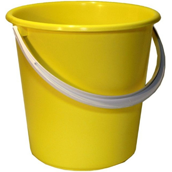 Vědro kbelík plastový bez výlevky, různé barvy 15 l