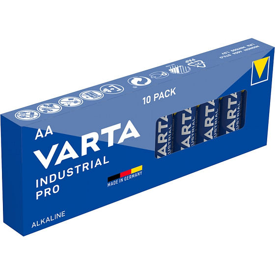 VARTA Industrial PRO AA (LR6) 1,5 V – 10 ks