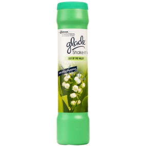 Glade Shake n Vac Lily Of The Valley osvěžovač koberců a pohlcovač pachů 500 g