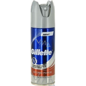Gillette Proactive System Storm Force antiperspirant deodorant sprej pro muže 150 ml
