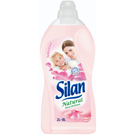 Silan Sensitive Rose & Silk Extracts aviváž citlivá pokožka 2 l