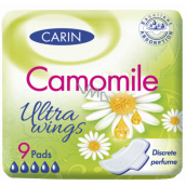 Carine Ultra Wings Camomile hygienické vložky 9 kusů