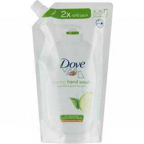 Dove Go Fresh Touch Okurka & Zelený čaj tekuté mýdlo náhradní náplň 500 ml