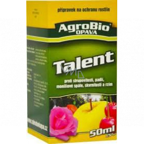 AgroBio Talent přípravek proti plísním, padlí, strupovitosti, skvrnitosti a rzím na ochranu rostlin 50 ml