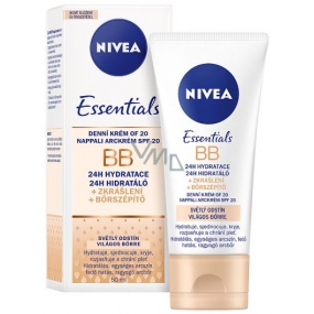 Nivea Essentials denní BB krém OF15, světlý odstín 50 ml