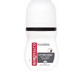 Borotalco Invisible kuličkový antiperspirant deodorant proti žlutým skvrnám roll-on unisex 50 ml