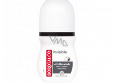 Borotalco Invisible kuličkový antiperspirant deodorant proti žlutým skvrnám roll-on unisex 50 ml