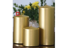 Lima Metal Serie svíčka zlatá válec 80 x 150 mm 1 kus