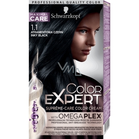 Schwarzkopf Color Expert barva na vlasy 1.1 Inkoustově černý