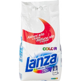 Lanza Fresh & Clean Color prací prášek na barevné prádlo 90 dávek 6,75 kg