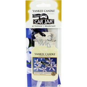 Yankee Candle Midnight Jasmine - Půlnoční jasmín Classic vonná visačka do auta papírová 12 g