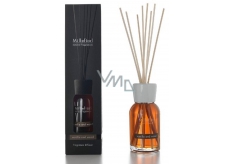 Millefiori Milano Natural Vanilla & Wood - Vanilka a Dřevo Difuzér 250 ml + 8 stébel v délce 30 cm do středně velkých prostor vydrží minimálně 3 měsíce