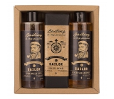 Bohemia Gifts Sailor sprchový gel 250 ml + šampon na vlasy 250 ml + toaletní mýdlo 145 g, kosmetická sada pro muže