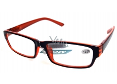 Berkeley Čtecí dioptrické brýle +2,0 plast černo oranžové 1 kus MC2062