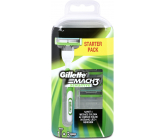 Gillette Mach3 Sensitive holicí strojek + náhradní hlavice 3 kusy pro muže