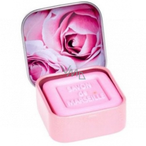 Esprit Provence Růže Marseillské toaletní mýdlo v plechu 25 g