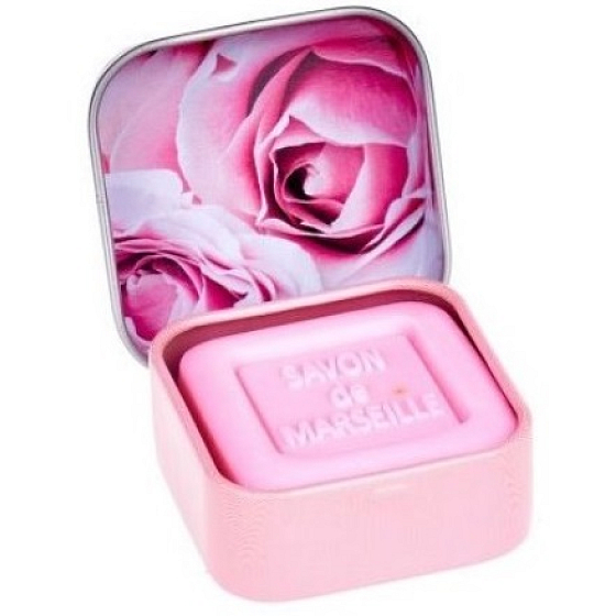 Esprit Provence Růže Marseillské toaletní mýdlo v plechu 25 g