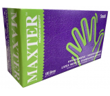 Maxter Rukavice hygienické jednorázové latexové hypoalergenní pudrované, velikost S, box 100 kusů