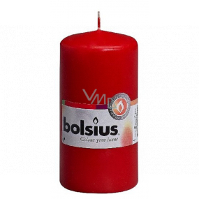 Bolsius Svíčka červená válec 60 x 120 mm