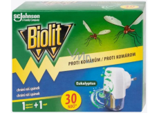 Biolit Eukalyptus Elektrický odpařovač proti komárům 30 nocí strojek + náplň 21 ml