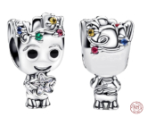 Charm Sterlingové stříbro 925 Marvel Star Wars Groot, korálek na náramek film