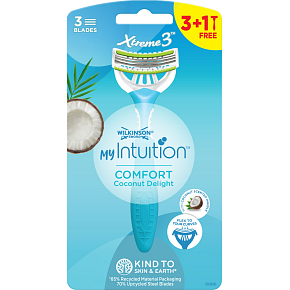 Wilkinson Sword Xtreme3 dámská holítka Comfort Coconut Delight, 3 břity, 4 ks