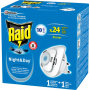 Raid Night & Day elektrický odpařovač proti komárům a mouchám 1 strojek, 1 náplň