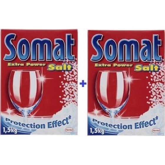 Somat sůl do myčky s ochranným účinkem 2 x 1,5 kg