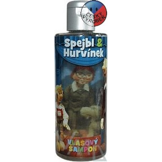 Bohemia Gifts Kids Spejbl a Hurvínek jahodový šampon na vlasy 200 ml