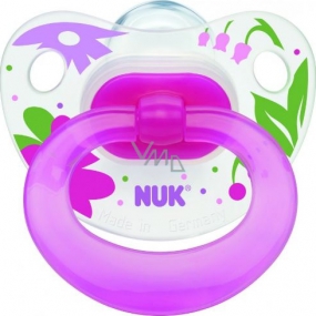 Nuk Classic Happy Days ortodontické silikonové šidítko 0-6 měsíců 1 kus