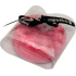 Fragrant Finds Massage Sponge Soap Glycerinové mýdlo masážní s houbou naplněnou vůní parfému čerstvých malin v barvě vínové 200 g