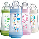 Mam Anti-Colic antikoliková láhev na krmení, silikonová jemná savička různé barvy 2+ měsíců 260 ml