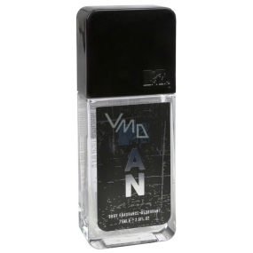 MTV Man parfémovaný deodorant sklo pro muže 75 ml