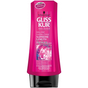 Gliss Kur Supreme Length balzám na dlouhé vlasy náchylné k poškození a roztřepeným konečkům 200 ml